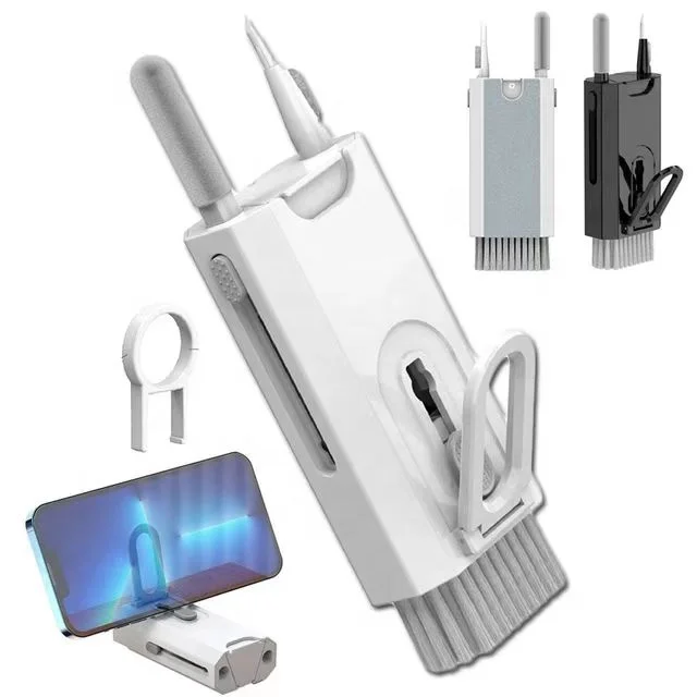8 IN 1 Computer Keyboard Cleaning Brush Kit Screen Cleaner Kit Earphone Cleaning Pen For Headset Cleaning Tools