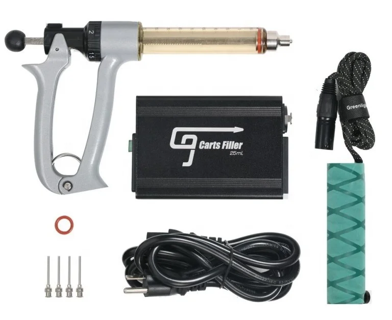 
CBD Oil Cartridge Filling machine Filling Gun Semi Automatic Liquid Filling Machine for 0.5ml 1.0ml Cartridges 
