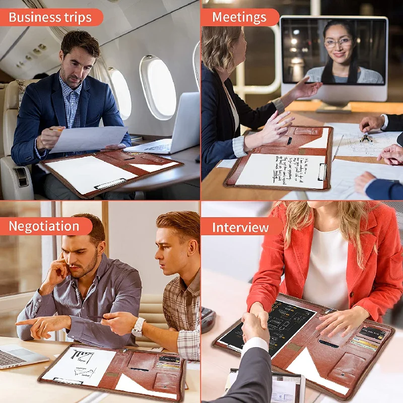 Custom Premium Gift Fashion Office Folder Portfolio for Men and Women