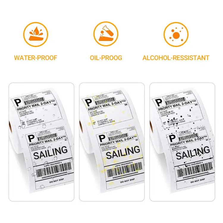 warehouse inventory logistics product sku identification sticker tagging barcode tracking QR code outer packaging label sticker