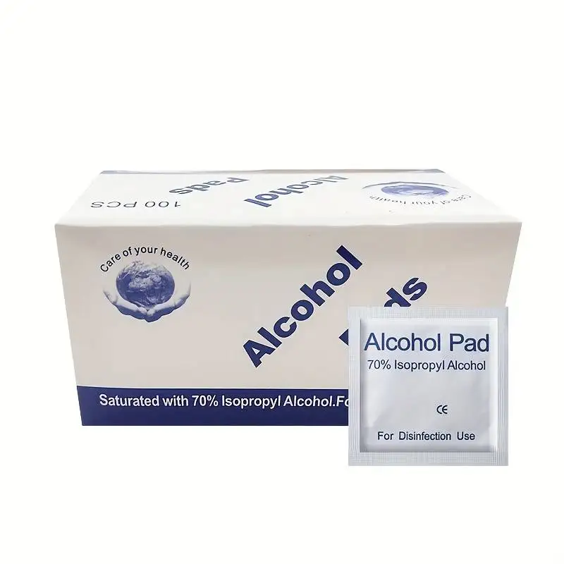 Best selling Skin Cleaning Sanitary Wipes high quality Disposable single sheet alcohol pad Prep Wipes Pads