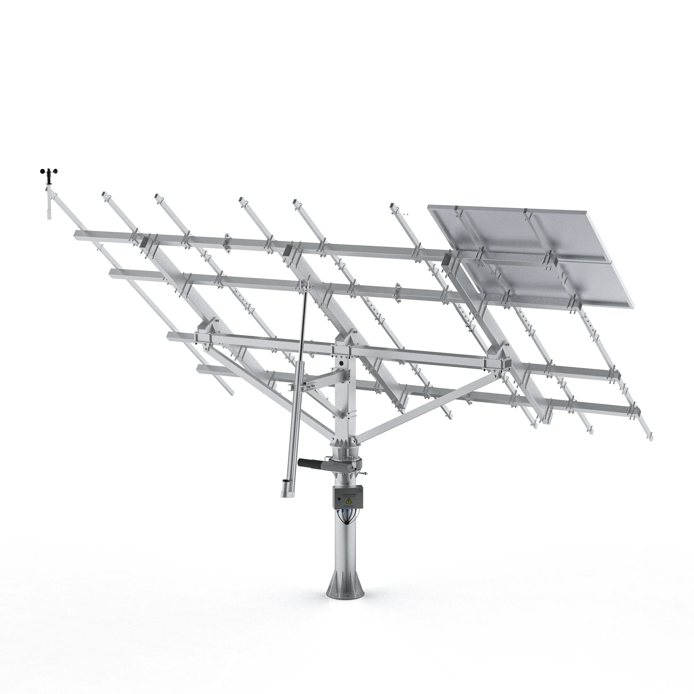 4.5kw HYS-12PV-66-LSD Good quality dual axis solar tracking controller slewing drive sun tracker dual driver solar tracker