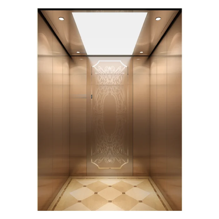 ZLE Residential Commercial Passenger Elevator Lift With High Speed Home Elevator villa elevator 6.0M/S For museum shopping mall
