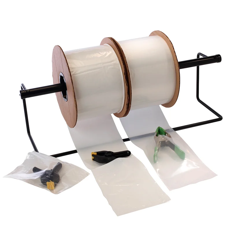 folded Perforated Pre Opened auto plastic Bag Making Machine Roll Clear Transparent Prepackage Bags