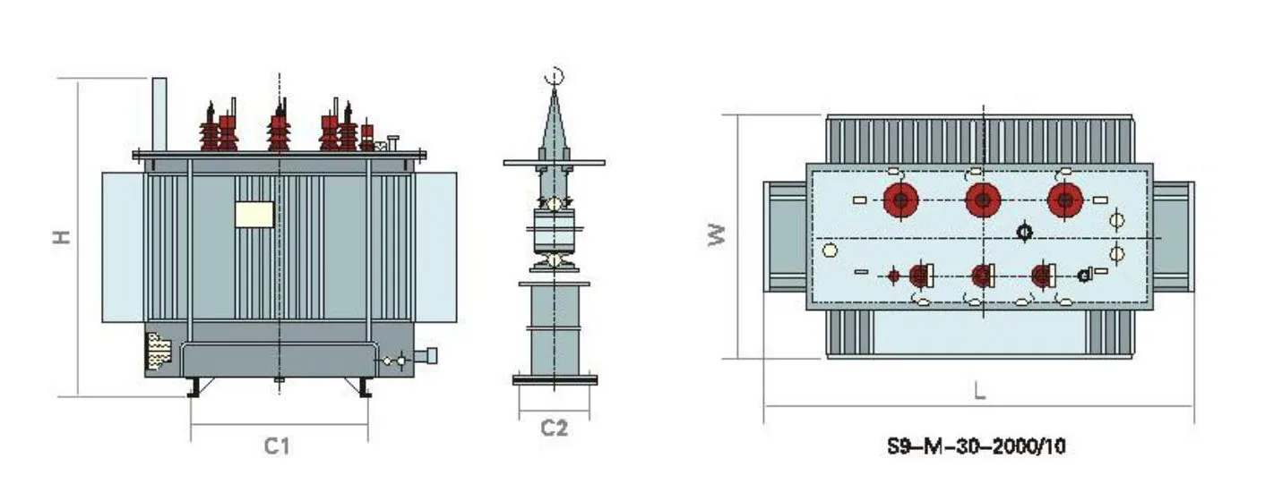 power transformer price S9 Hermetically Sealed Power Transformer of 35kv Three Phase oil immersed power transformer