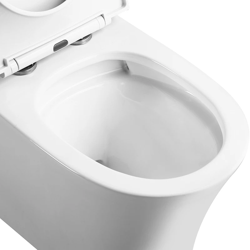 Empolo Luxury Toilets Ceramics White Wc One Piece Sanitary Ware Toilet Set Seat Bowl for Hotel Bathroom