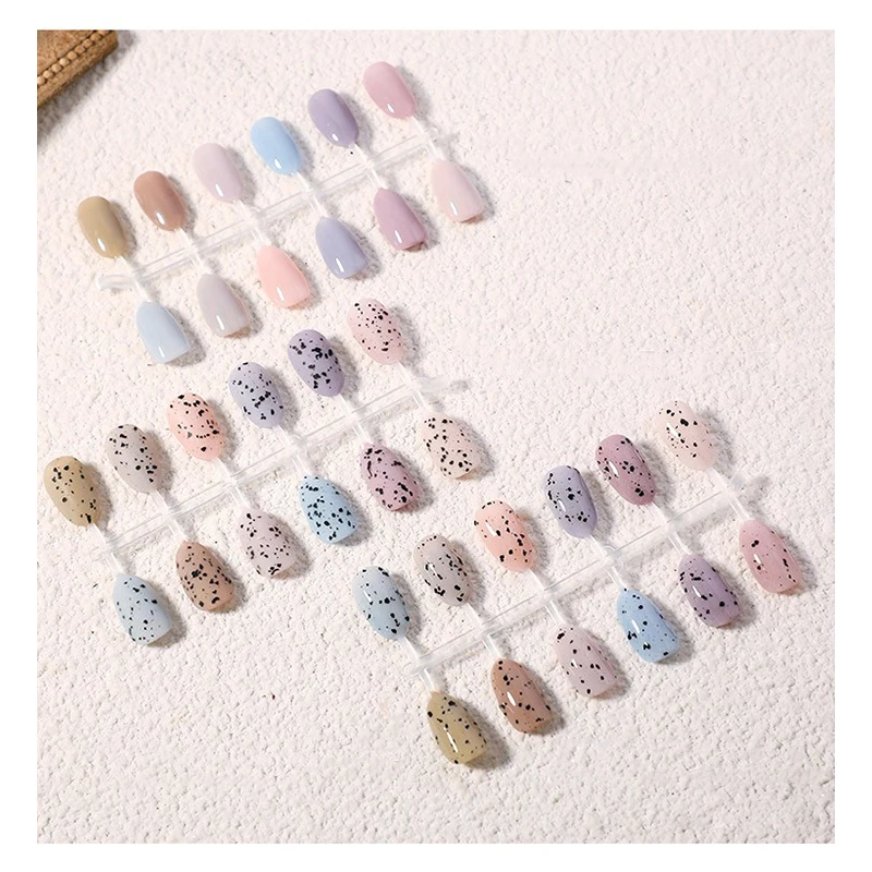 Lehchis Clear Top Coat 50ml uv gel over 40 days lasting nail polish spot quail egg shell top coat