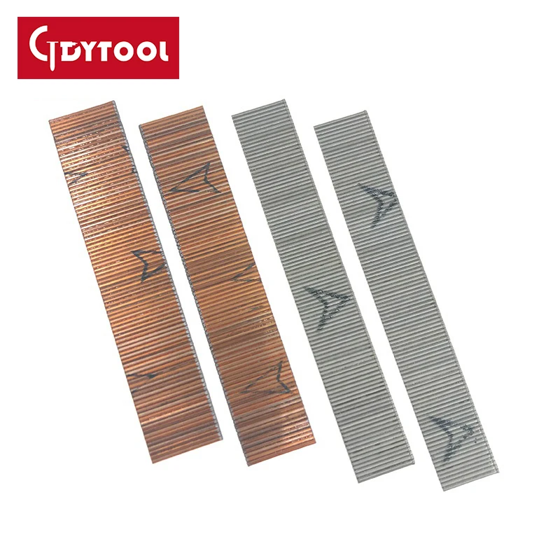 Industrial Fasteners ISO Standard 23Gauge Air Pin Nail Sliver /Copper Plated  P6 Series Brad Nails Air Gun Nail for Furniture