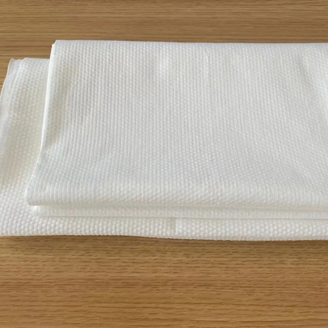 
sample spunlace nonwoven fabric rolls made of polyester raw material 