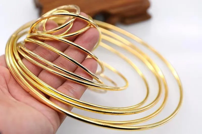 Teпрогноз DIY домашний декор детский мобильный макраме товары для проектов ручная работа кольца Золотое металлическое кольцо для ловцов снов венки