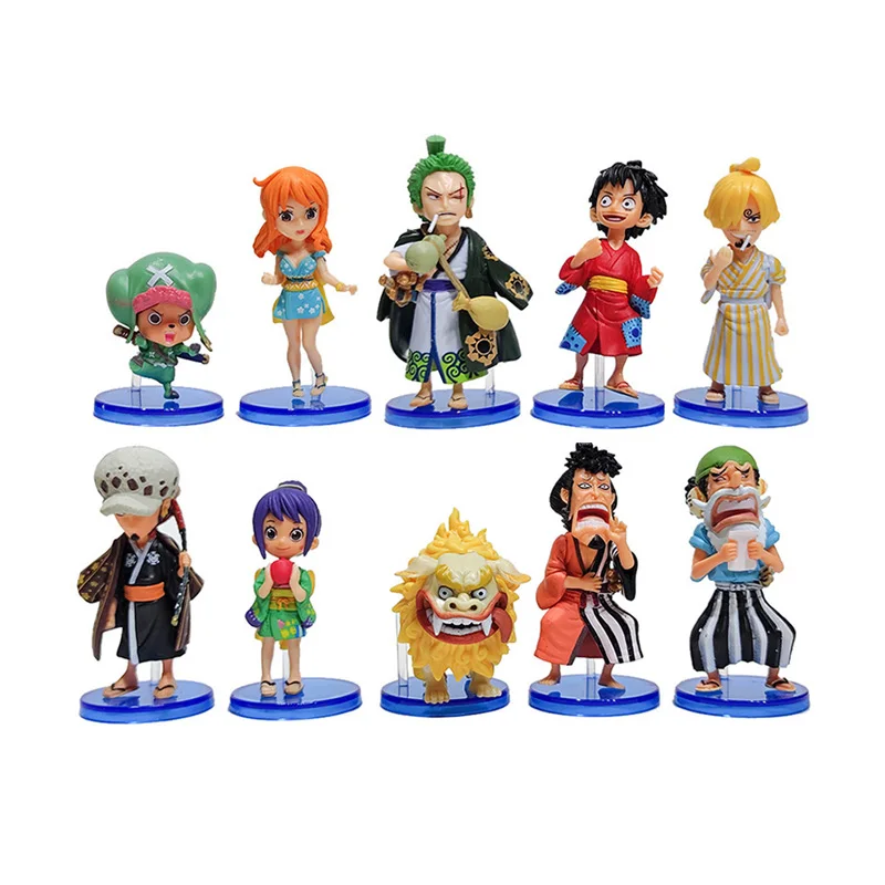 Новый продукт Q Версия 6-10 см Law Luffy Ace Shanks Nami Zoro Sanji Chopper Hancock фигурка игрушки соломенная шляпа Пираты одна штука