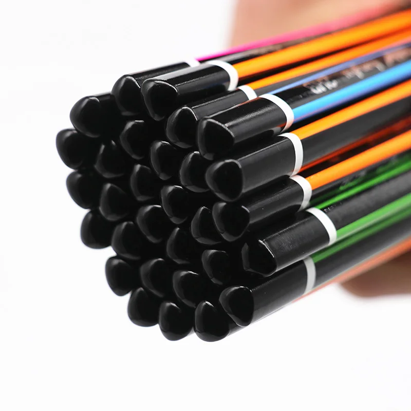 HB Pencil Black Color Strip With Black Dipping