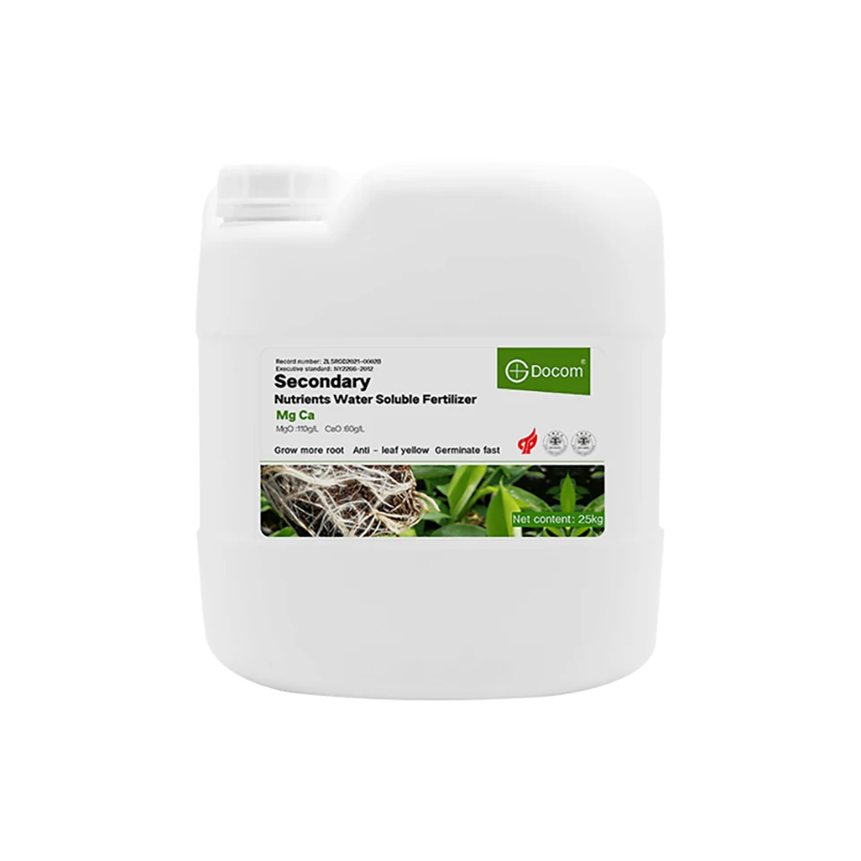 Chelated Foliage Ca Mg N Free Amino Acid Liquid Organic Fertilizer Water-soluble Calcium Fertilizer