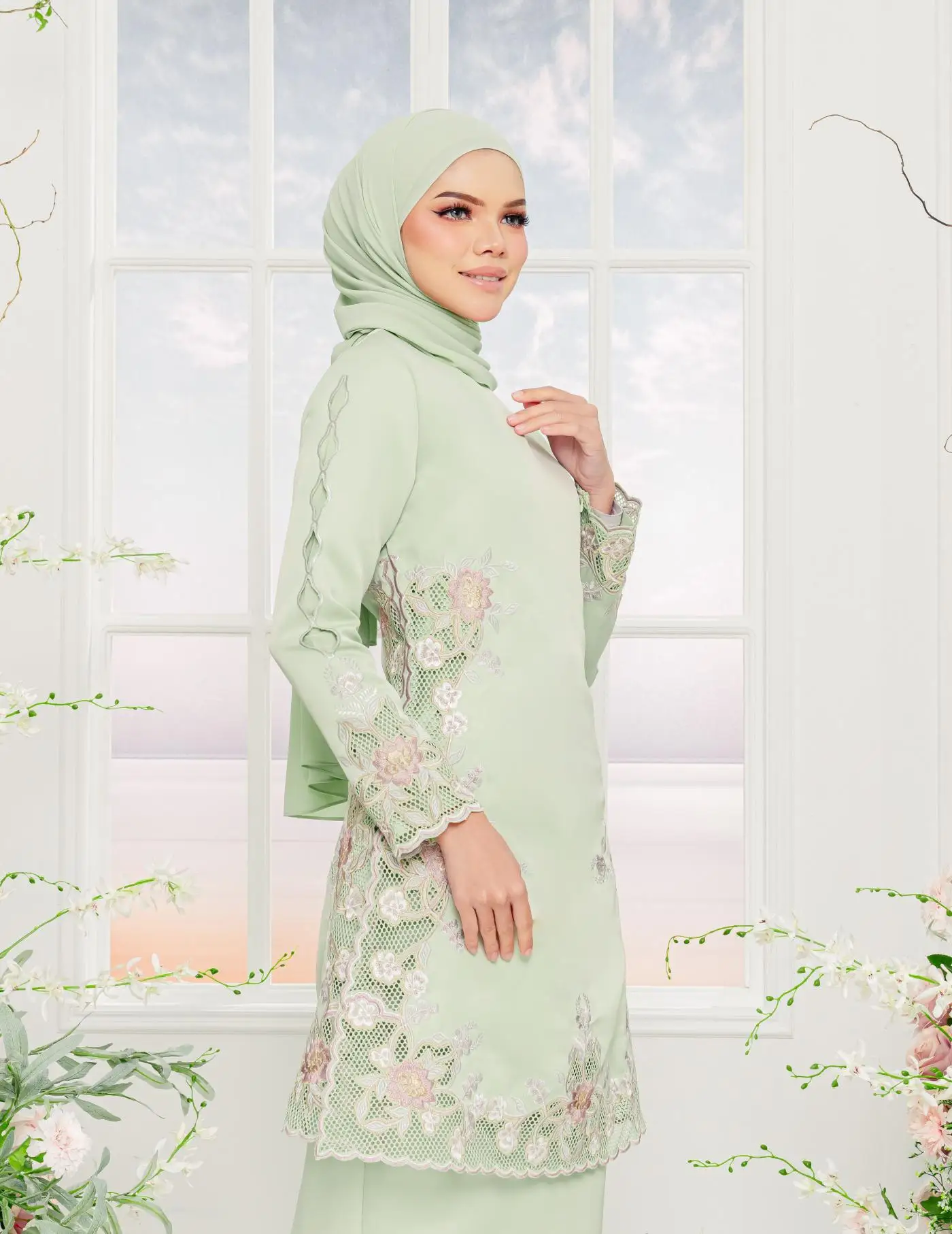 Новейший однотонный темно-синий мусульманский комплект 2 шт. baju kurung подпин Малайзия закрытый камень абайя дизайн 2022 Дубай