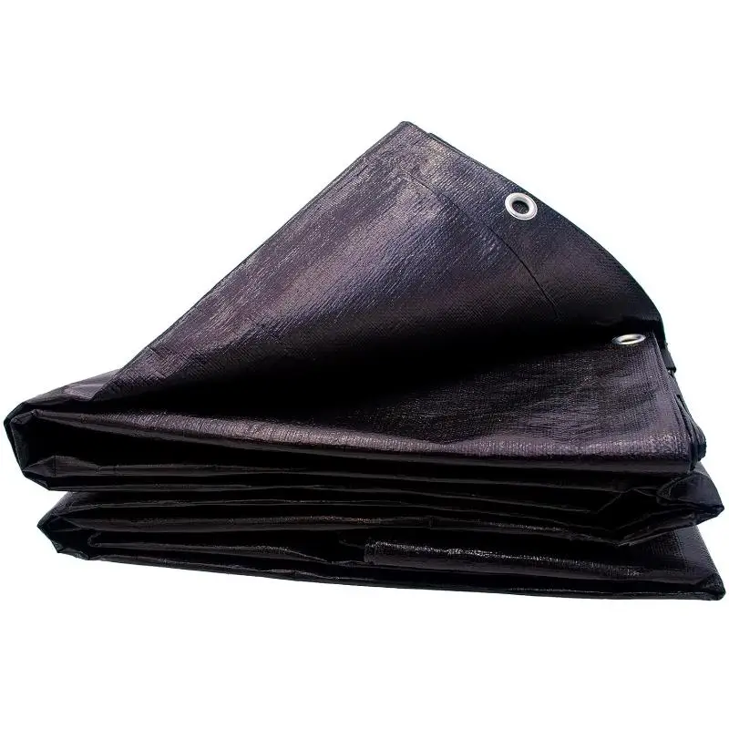 PE Tarpaulin Poly Tarps Roll HDPE Woven Fabric PE Tarpaulin Sheet Waterproof Canvas Tarp Polyethylene Plastic Sheet for Cover