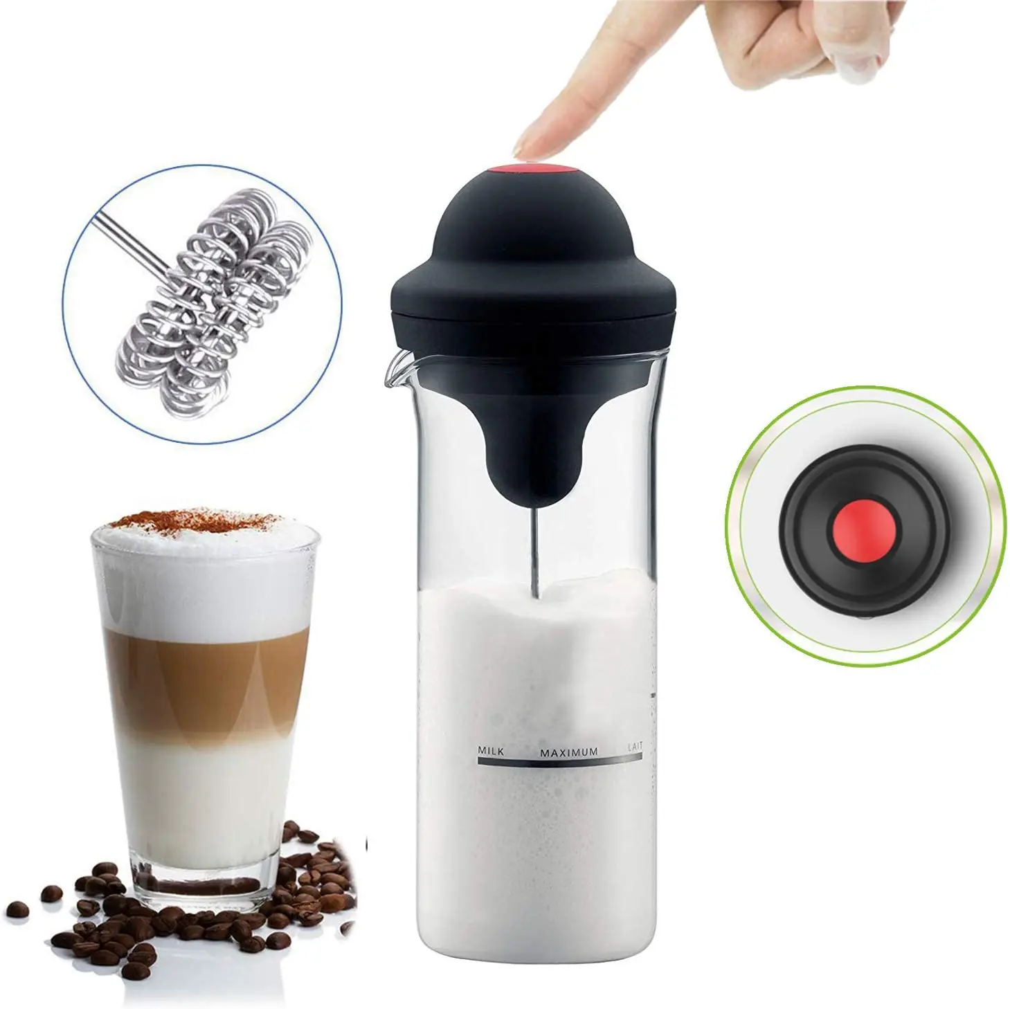 electric coffee maker multifunction portable milk tea machine milk frother fresh milk mixer