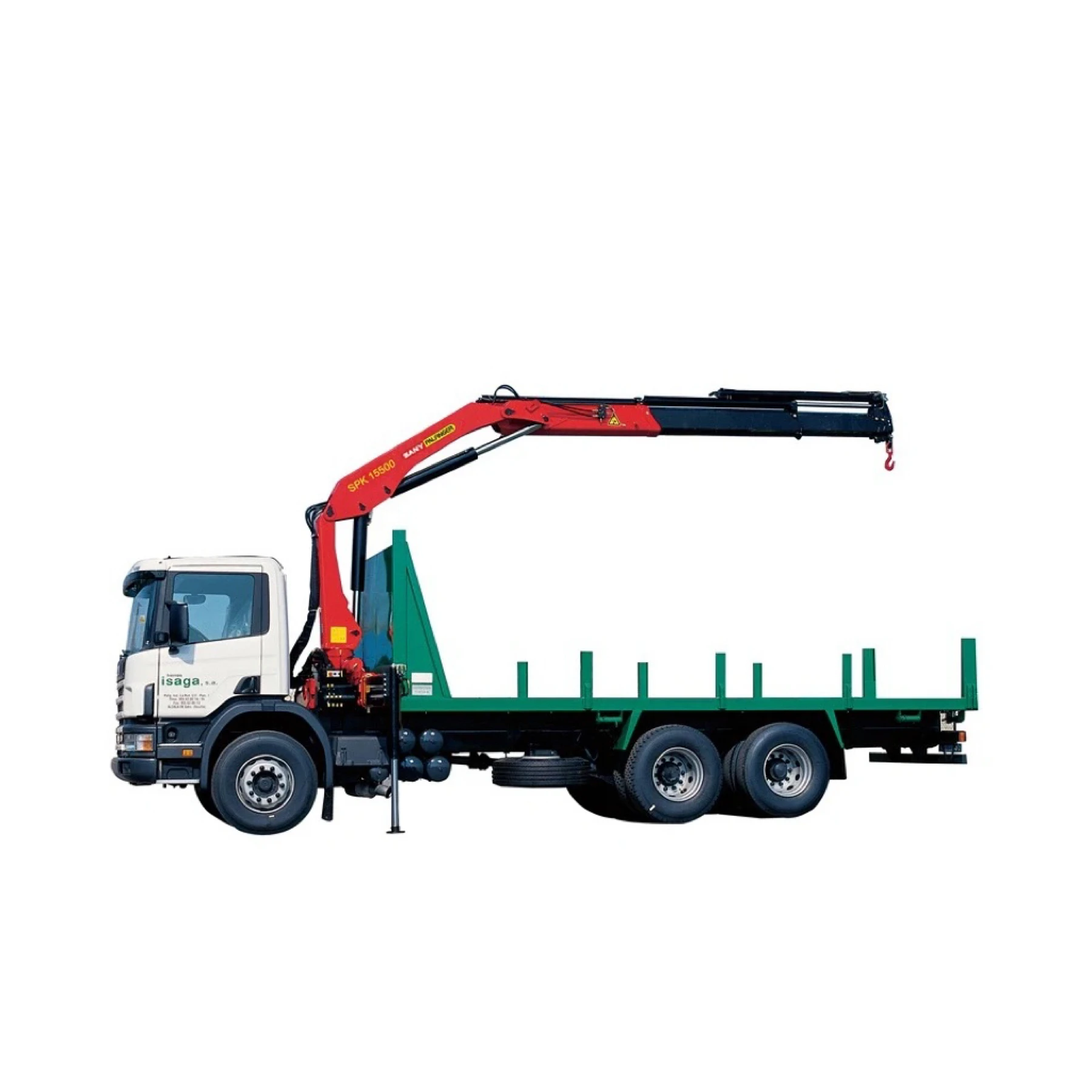 SPK15500 China Top Brand 6.2 Ton Multipurpose Small Trailer and Straight Arm Truck Mounted Crane for Sale