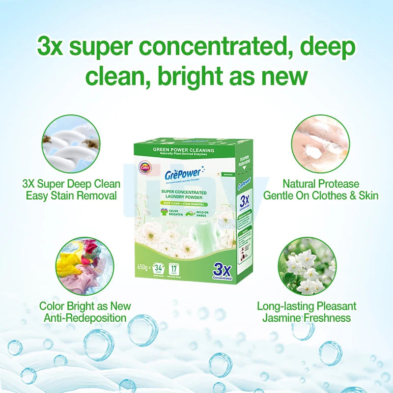 Liby Grepower washing powder detergent powdered soap wholesale detergent powder production line bulk wholesale price oem 20kg