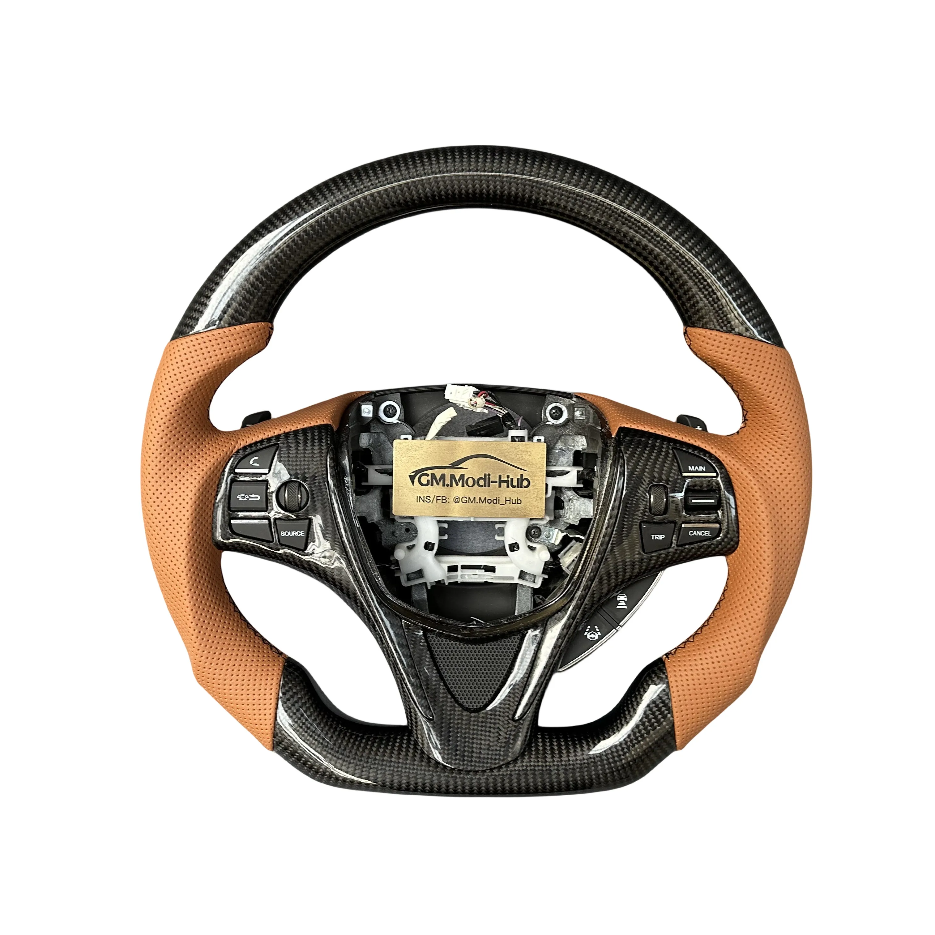GM.Modi-Hub Factory Supply Carbon Fiber Car Steering Wheel For Acura 2015 -2020 TLX / 2014-2020 MDX