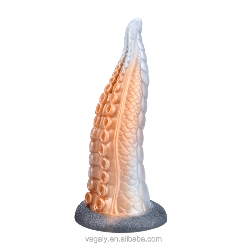 Art Colorful Dildos Waterproof Liquid Silicone Animal Squid Tentacles Shape Dildo for women Huge Dildo Sex Toy