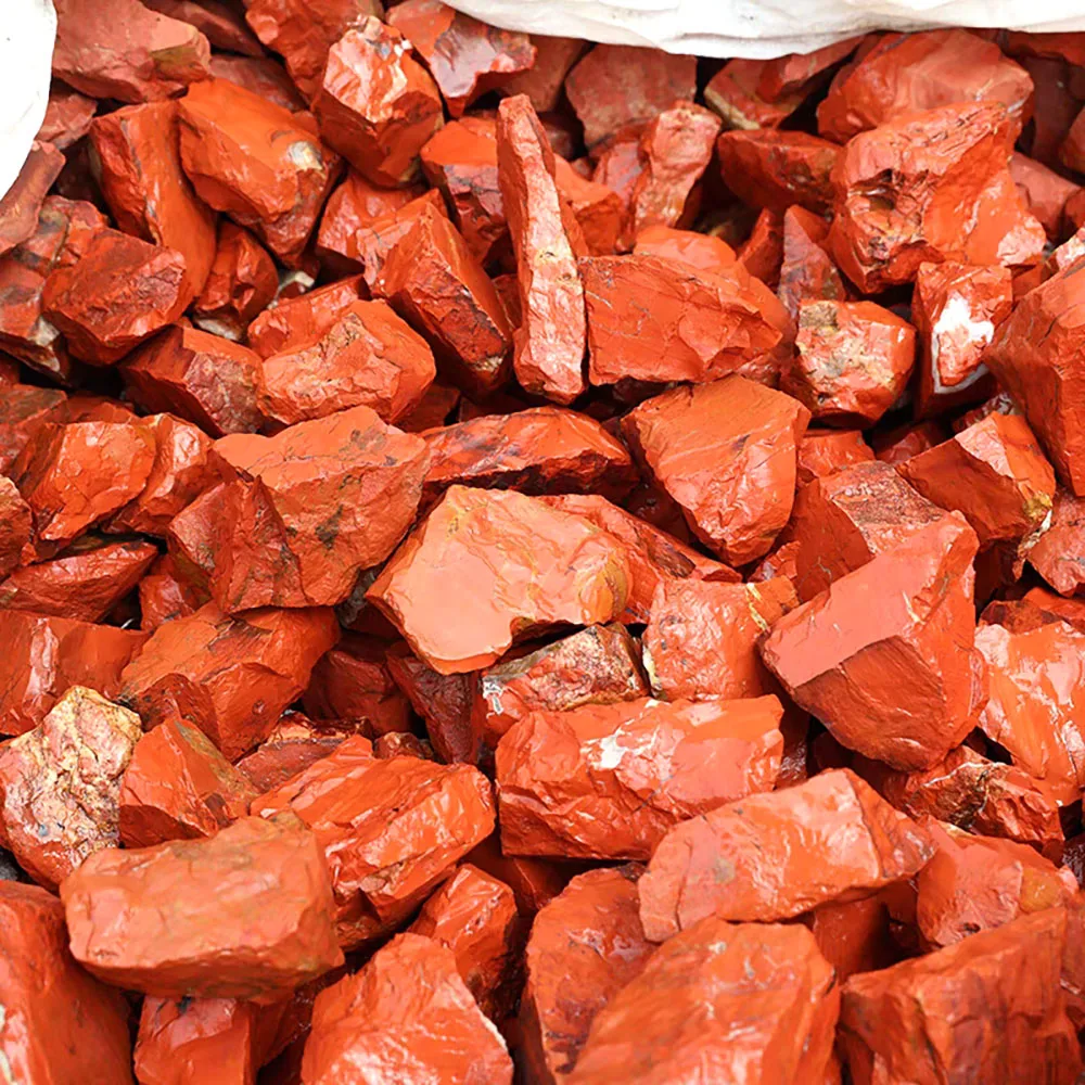 Wholesale natural raw gemstone high quality red jasper rough stones