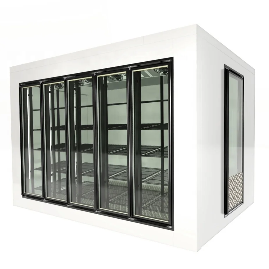 sliding flat hollow glass door SHHAG Commercial cooler and freezer sliding glass door for sale