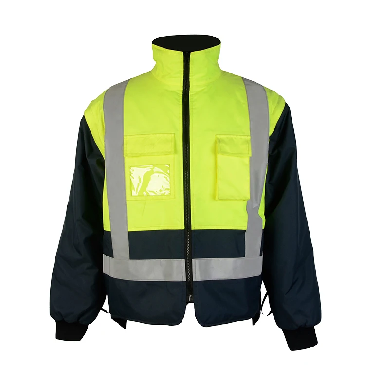 Professional supplier raincoat jacket security jacket reflective jacket