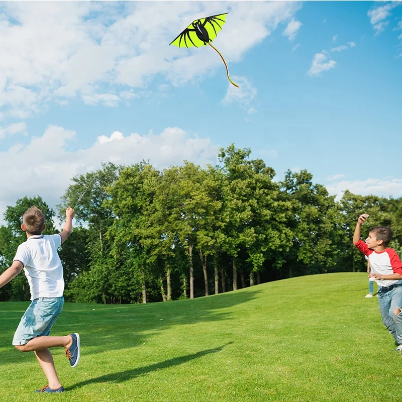 Wholesale cheap durable kids toys fashion bat animal shape kite fancy kite
