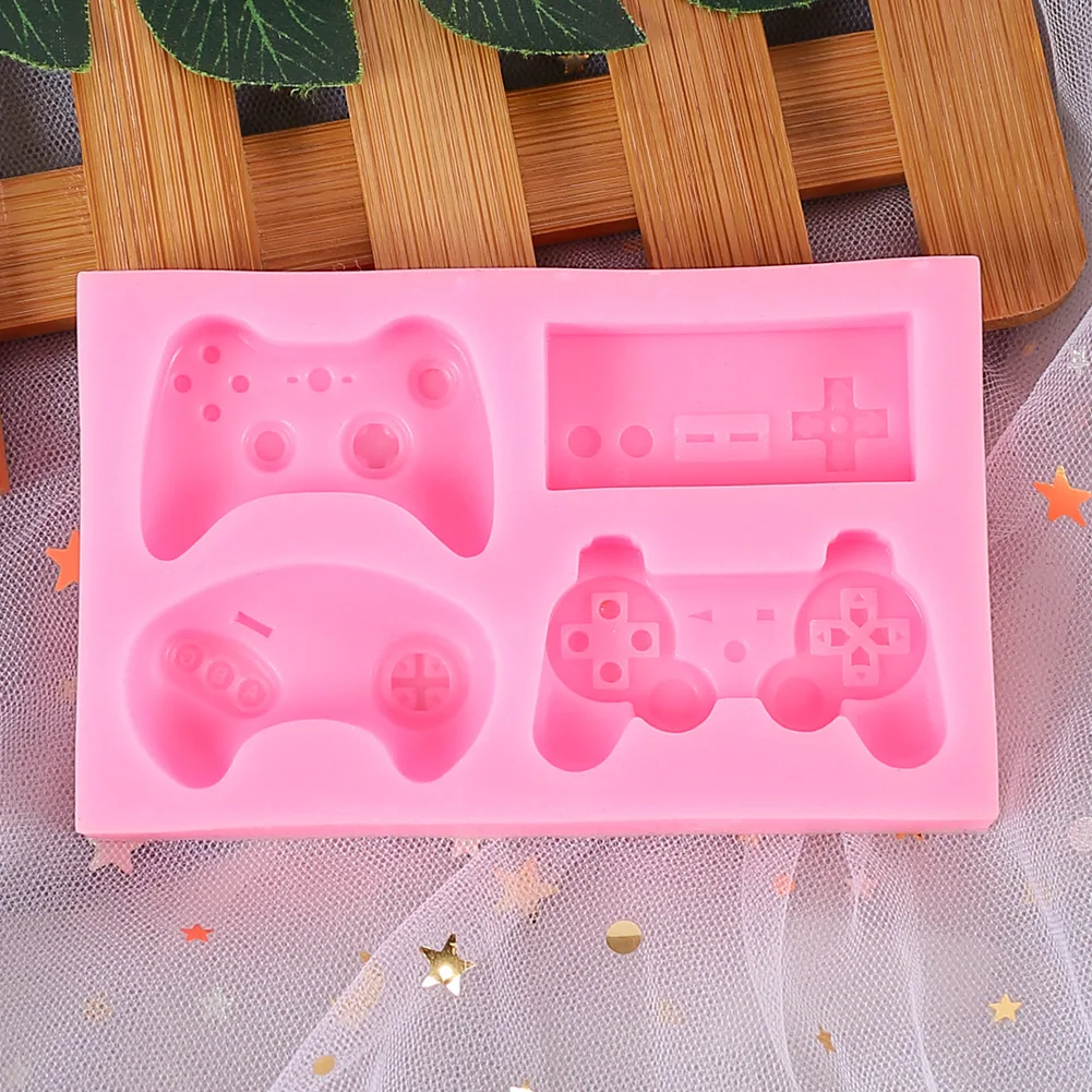 New Game Controller Gamepad Silicone Mould Video Game Controller Fondant Mold For Cupcakes Resin Clay Gumpaste