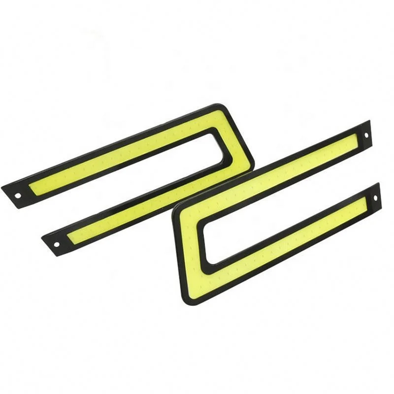 Universal COB drl Turn Signal Car Light Assembly Daytime Running Light U-Style