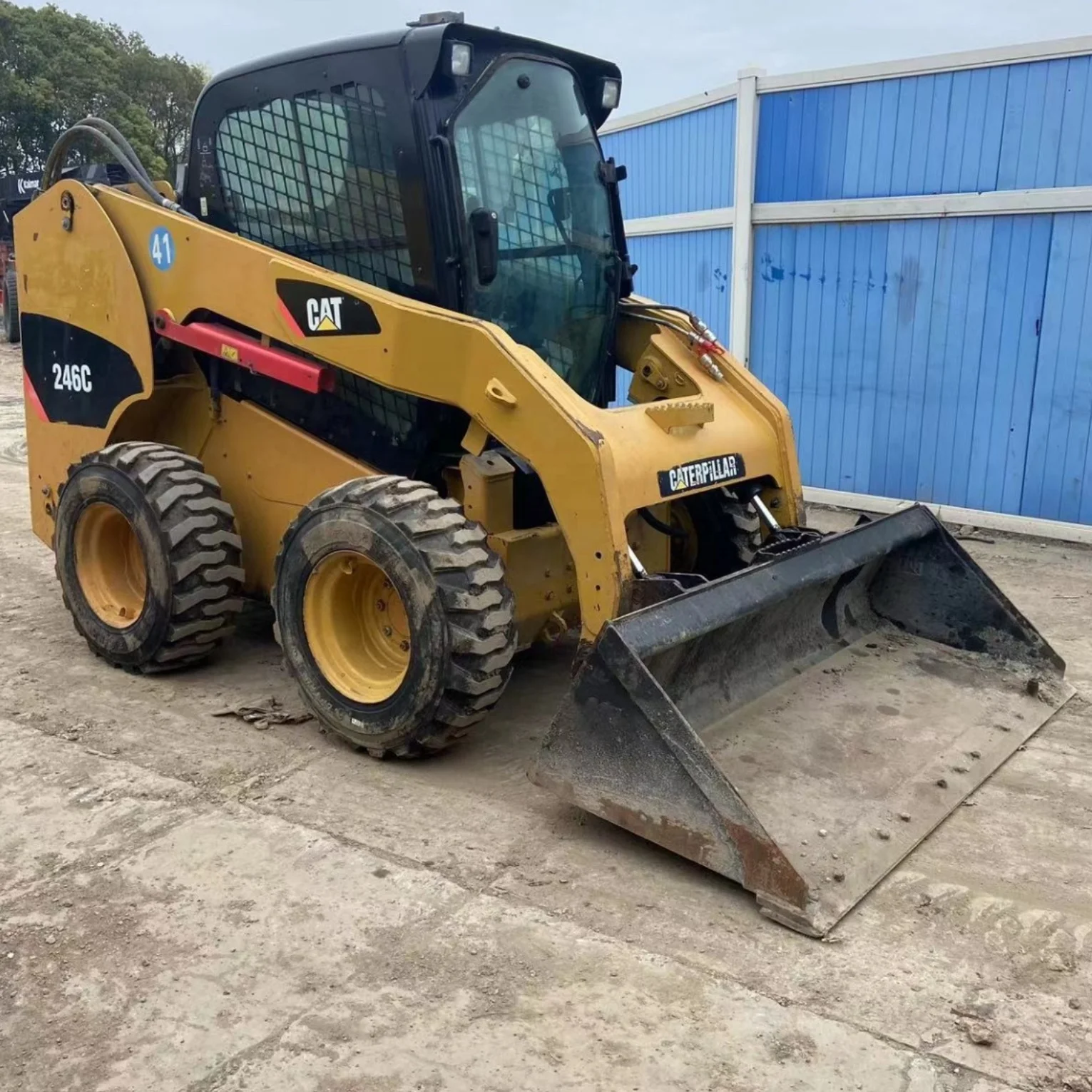 Прямоугольный погрузчик cat 246c caterpillar 246 246D 226 272 262 мини-погрузчик ковш-выключатель