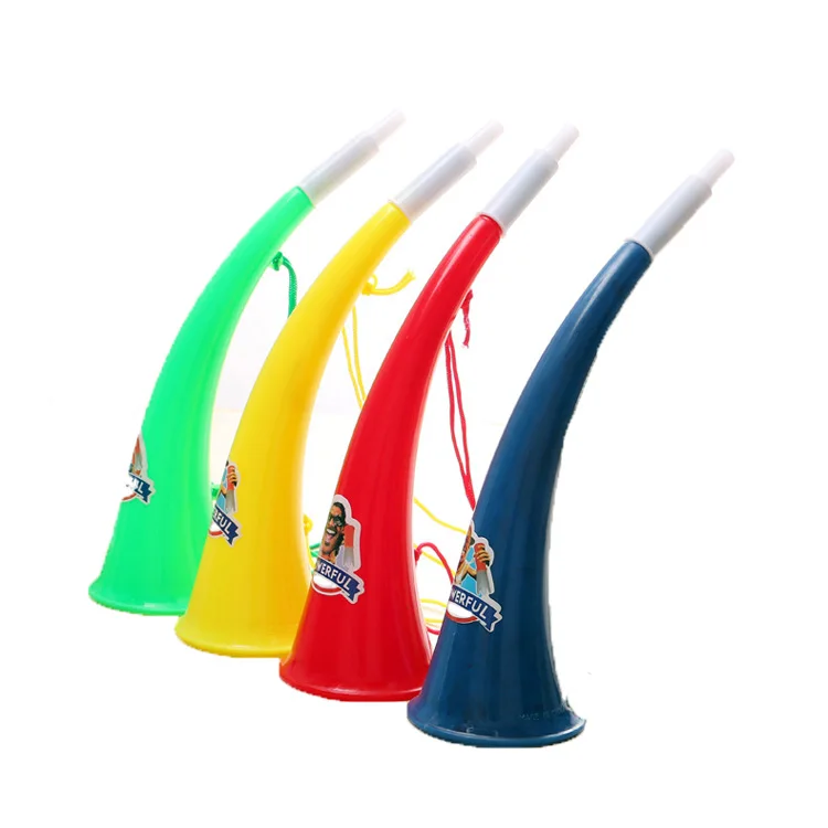 horn for ox horn shape party PP air pressure air horn toy bulk vuvuzela