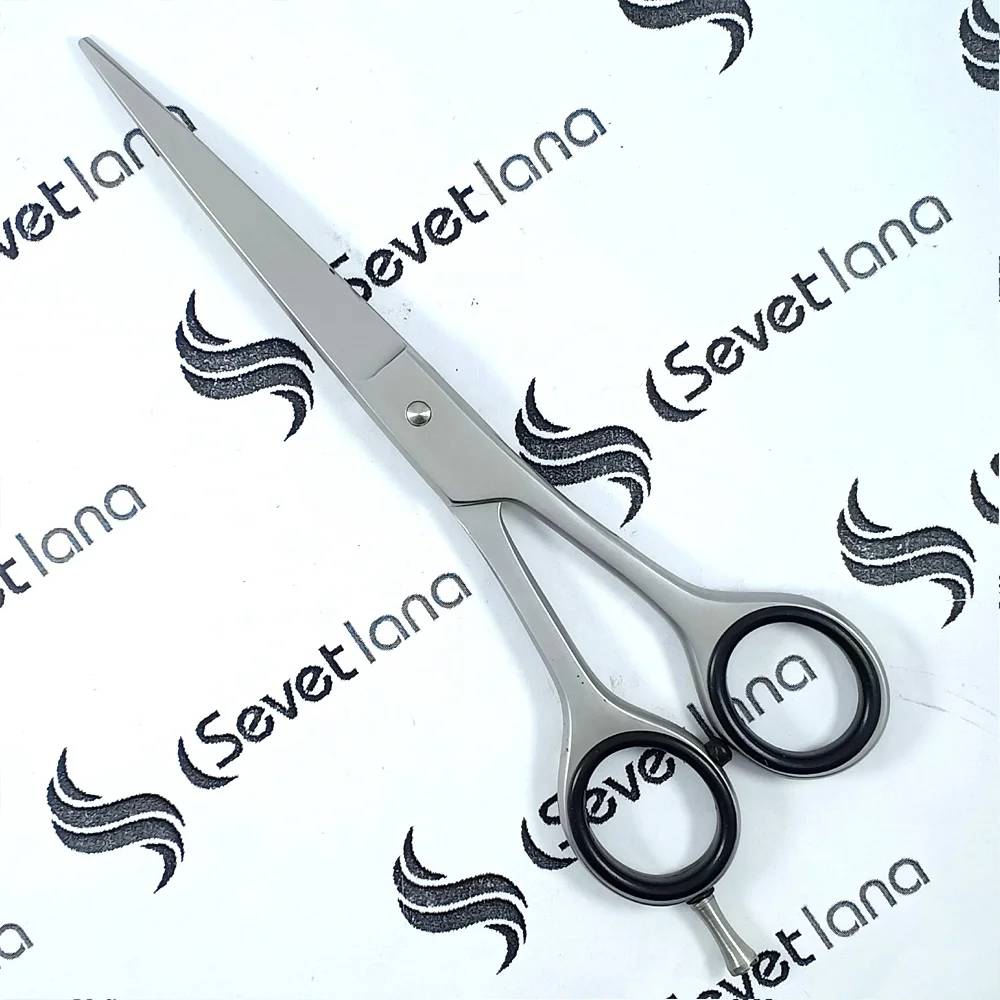 Professional Super Sharp stainless steel 5-7 inch professional hair cutting scissors barber hair shears with leather case