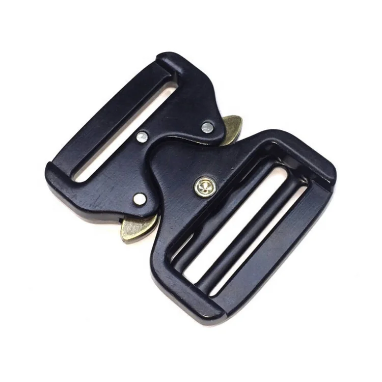 Wholesale accessories tactical fashion heavy duty metal quick release bag snap buckles belt adjustable buckle