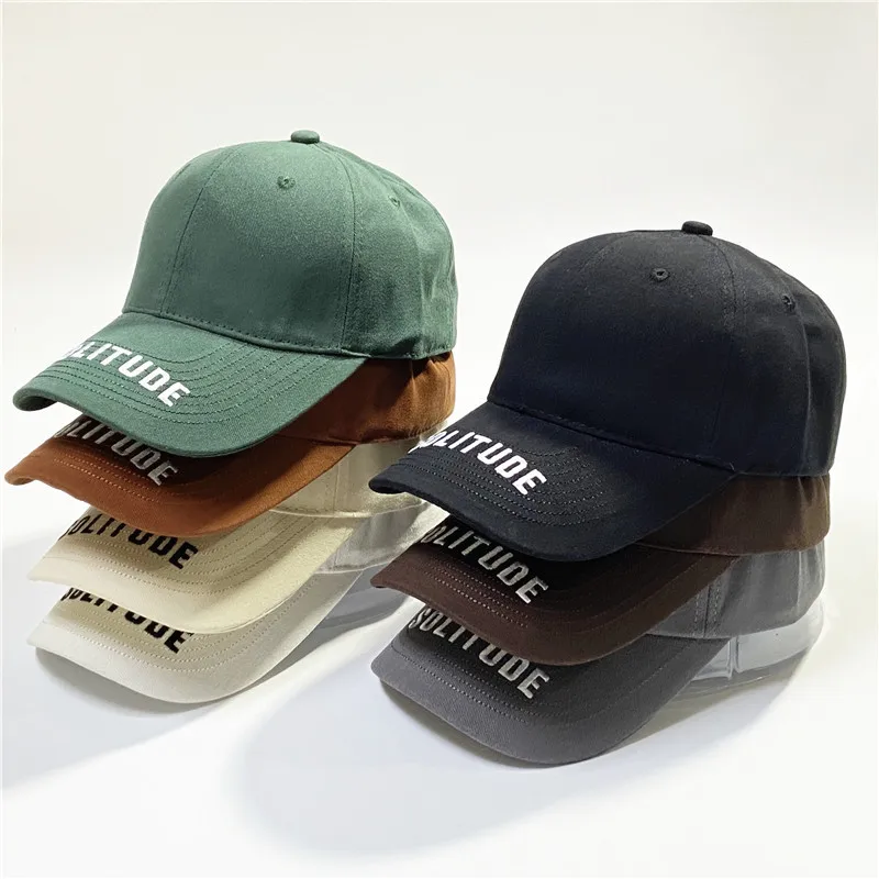 Men Women 6 panel Casual Custom Embroidered Logo Curved Visor Golf Sports Hat Wholesale Fitted Baseball Caps