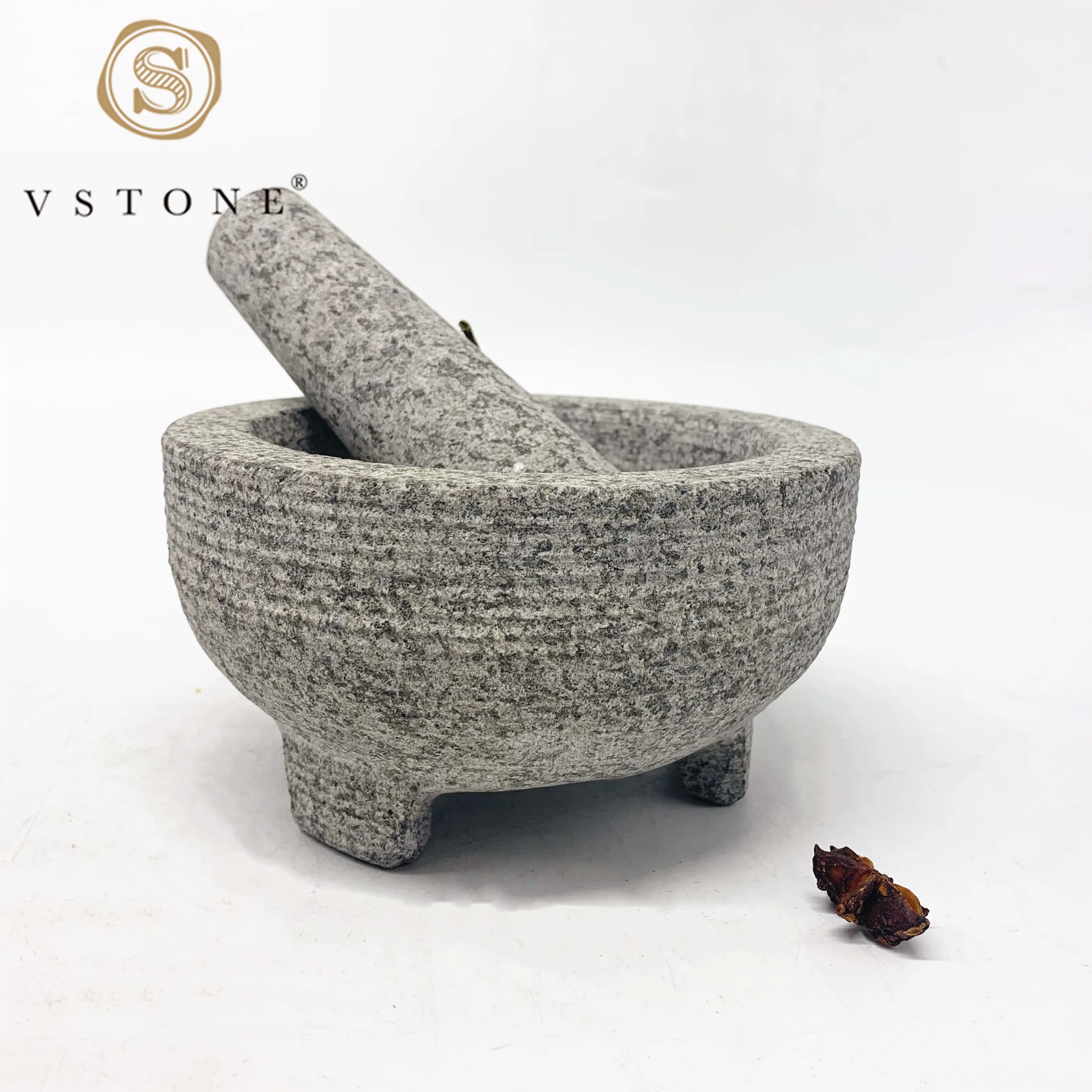 Лидер продаж мексиканская ступка и пестик Molcajete Tejolote для кухни