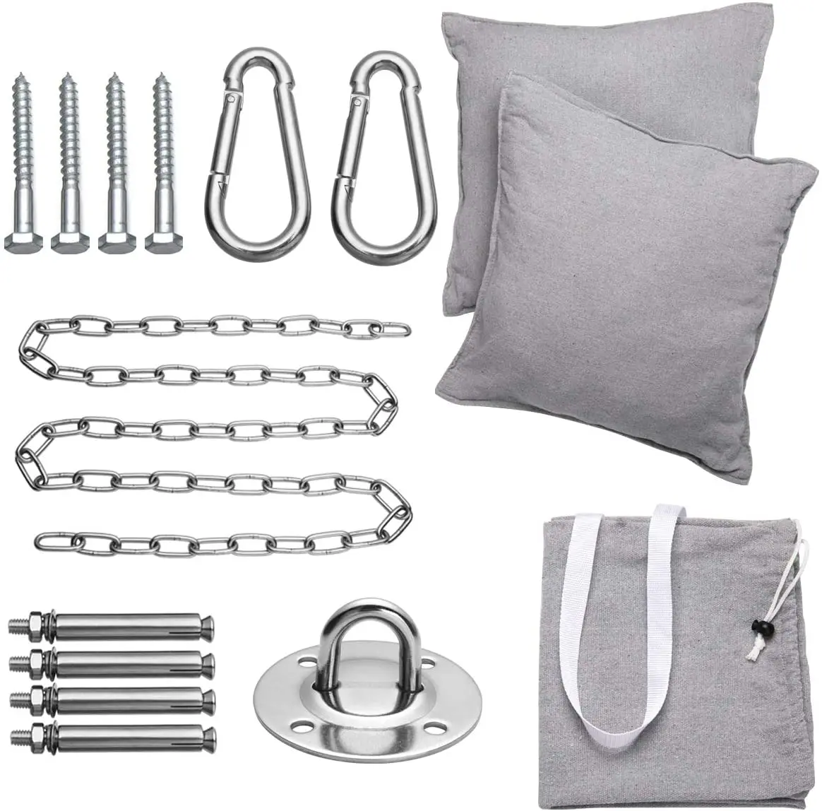 Hanging Rope Swing Outdoor Indoor hanging chair macrame swing rope round hammock chair