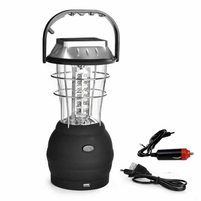 High quality Hand Crank Dynamo Solar 36 LED Bright Lantern Outdoor emergenct Hiking camping light