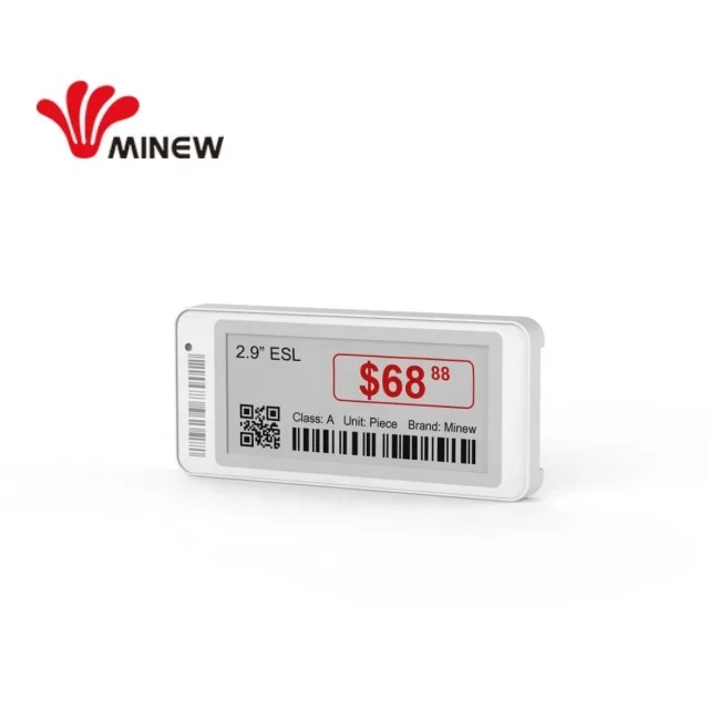  2 9 дюймовый e ink ценник BLE 5 0 nfc электронная этикетка