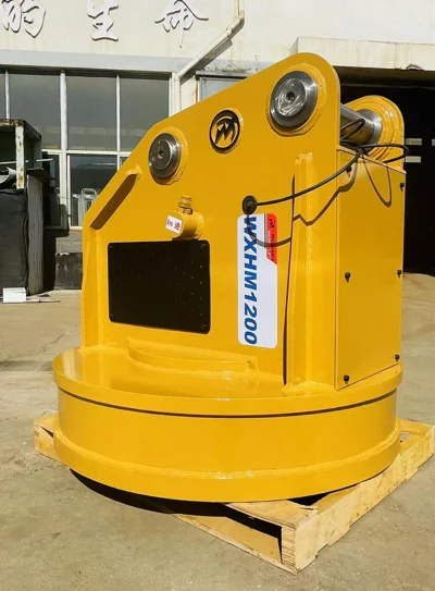 Manufacturer high quality electro metal scrap lift magnet circular lifting for steel