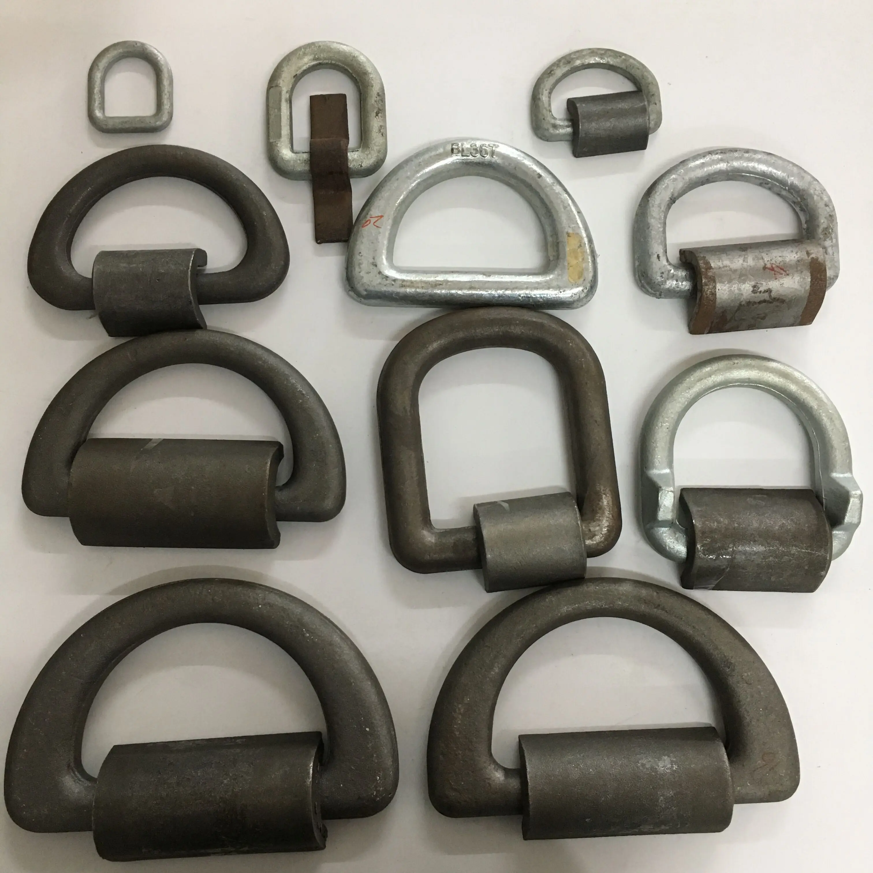 Pan Fitting Stamped on Finished Zinc Mounting Ring Tie down ring