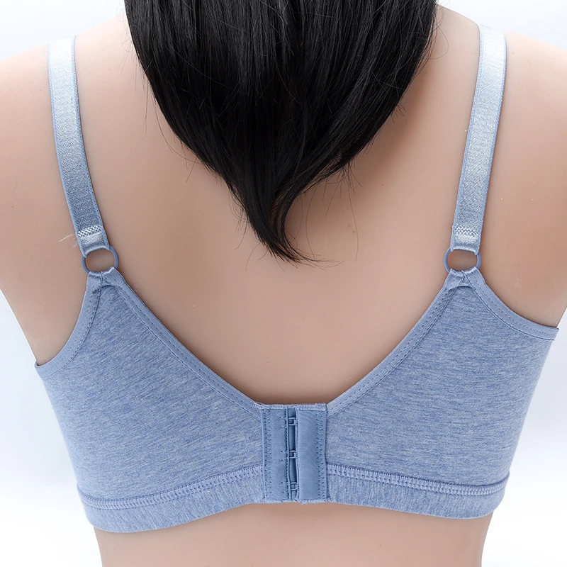 Wholesale Provide Sample Comfortable Thin Cup Front Open Maternity Cotton Nursing Bras for Breastfeeding