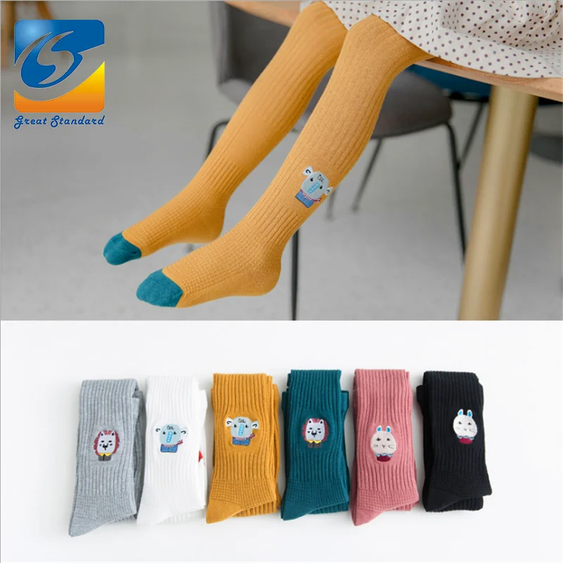 Wholesale Custom Design OEM High Quality Variety Sizes Kids Stockings Pantyhose Girl Kids Tights