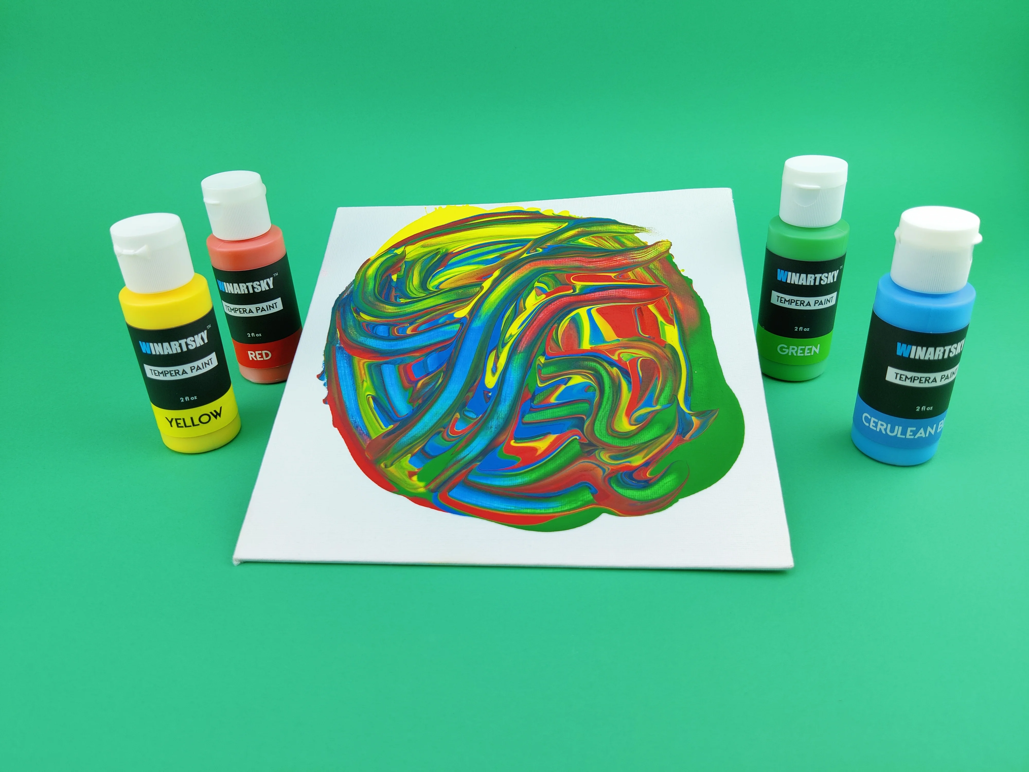  12 Colors 15ml Washable Tempera