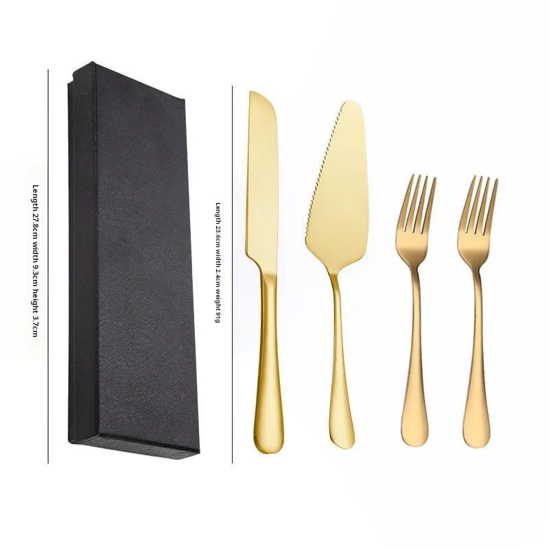 Factory Price Knife Cake Shovel Wedding Cake Server Knife Set Cake Cutter Server  Pizza Shovel For Party Restaurant