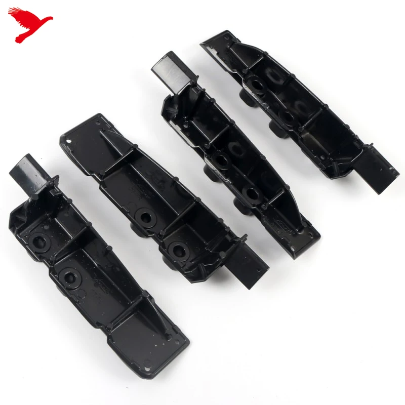 Car Accessories Side Bars Rails Roof Rack Luggage Carrier for Toyota 4Runner 2010-2024 Black Aluminum