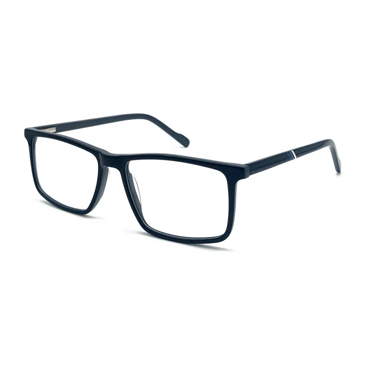 Wholesale square style glasses acetate eyeglass frames optical for men