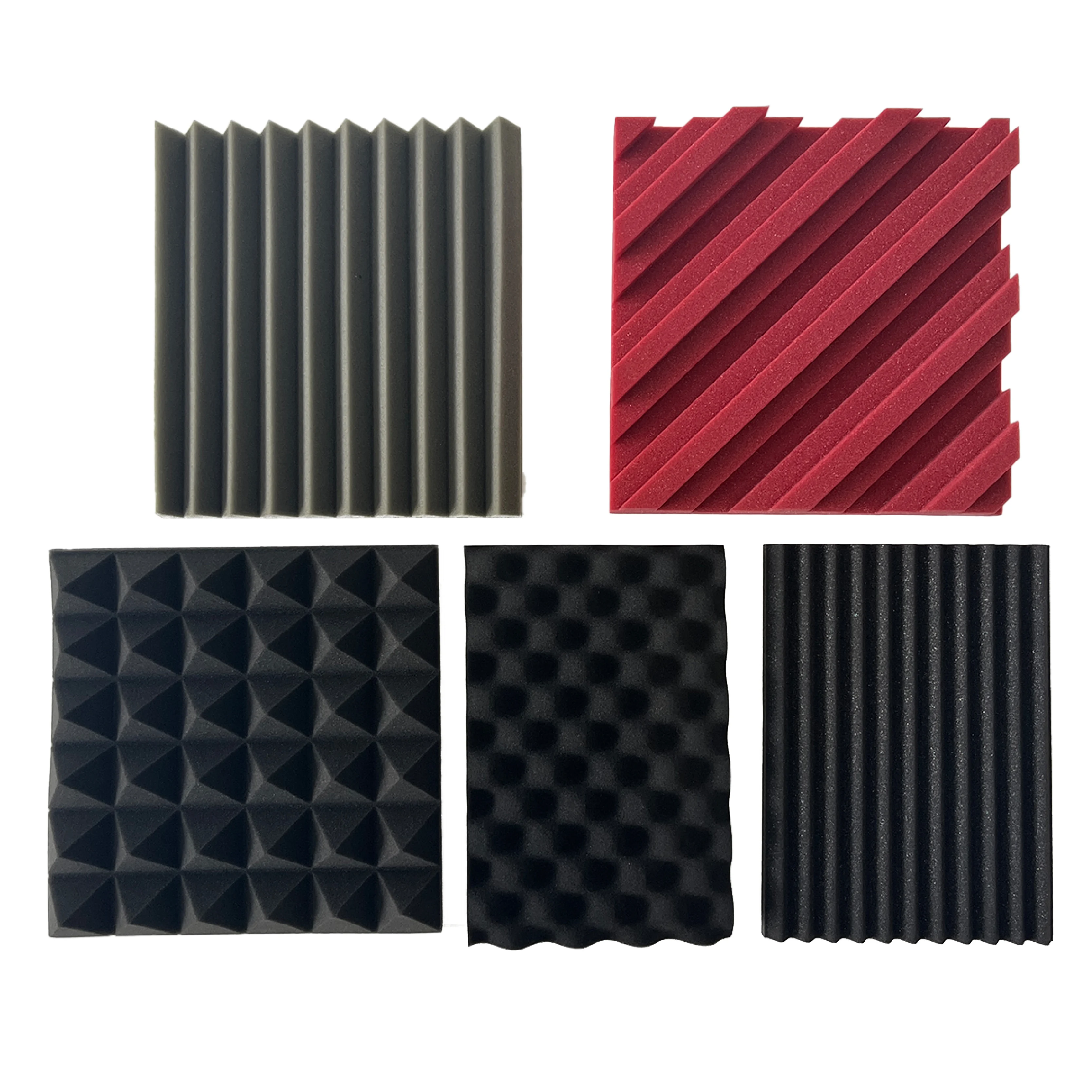 Acoustic  Foam Panels anechoic room 2 inch foam rubber insulation sheet sound absorbing material