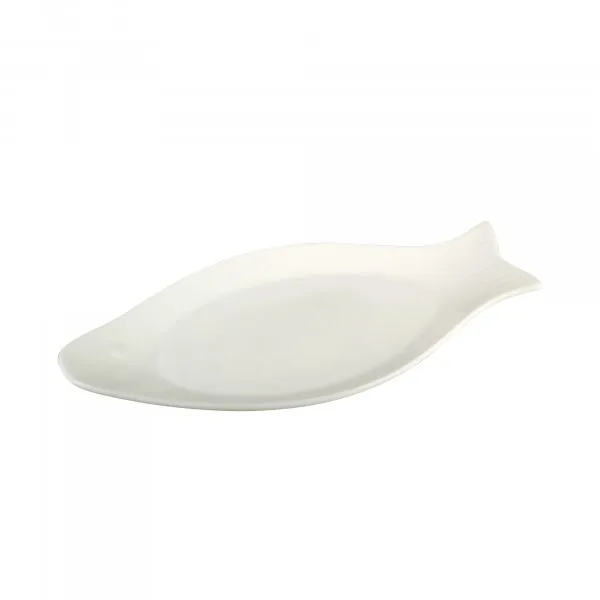 Vajilla de ceramic para restaurante plato creativo en forma de pez almacenamiento de aperitivos fish shape plates dishes & plate