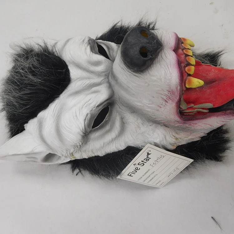 
Halloween Terrifying scary Full Head Animal Latex Masks custom party ugly face mask 